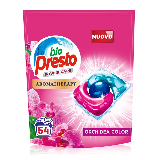 bio-presto-power-caps-color-4-1-detersivo-lavatrice-predosato-in-capsule-per-cap image 1