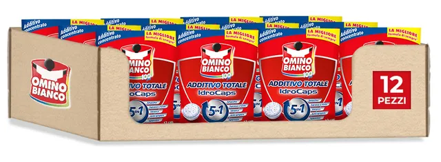 omino-bianco-additivo-lavatrice-totale-5-azioni-in-1-idrocaps-capsule-idrosolubi image 1