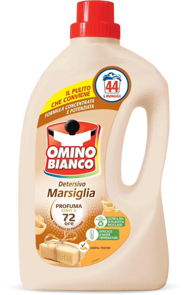 omino-bianco-detersivo-lavatrice-liquido-cuore-di-marsiglia-44-lavaggi-rispetta- image 1