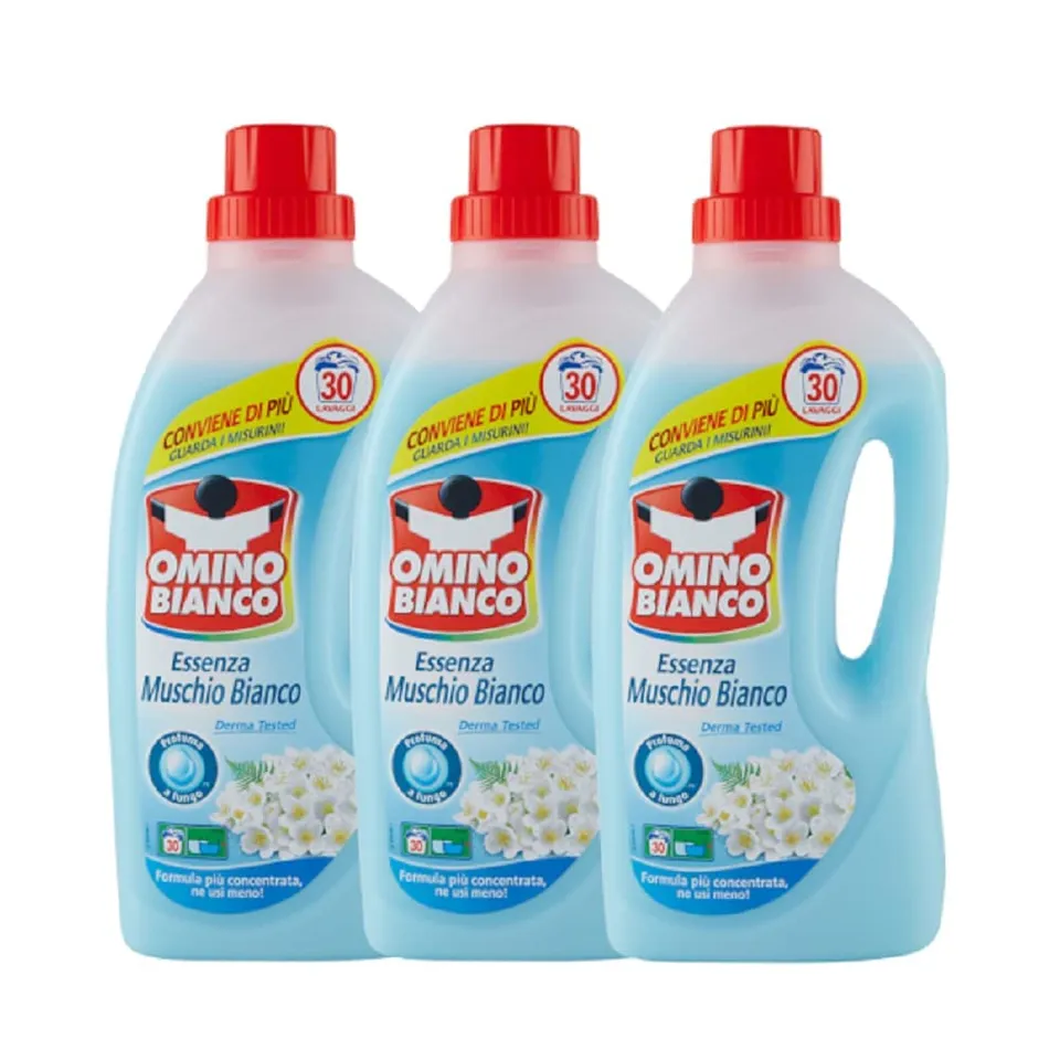 omino-bianco-detersivo-lavatrice-liquido-muschio-bianco-90-lavaggi-rispetta-colo image 1