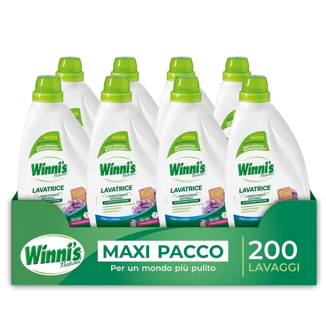winni-s-detersivo-lavatrice-ipoallergenico-aleppo-e-verbena-200-lavaggi-smacchia image 1