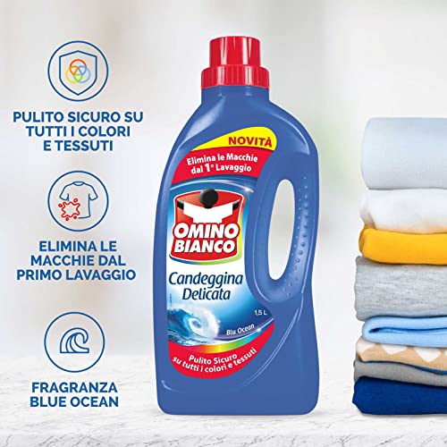 omino-bianco-candeggina-delicata-essenza-blu-ocean-1500-ml-x-4-flaconi-tecnologi image 7
