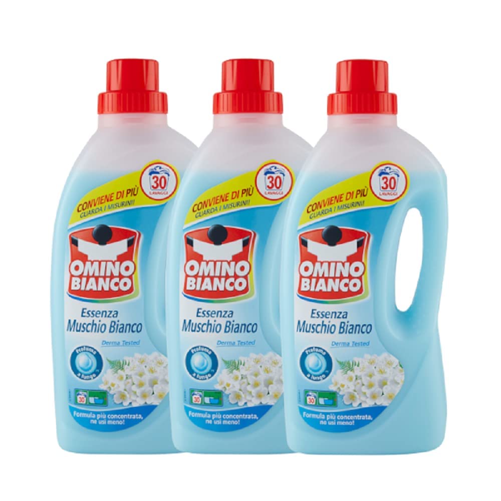 omino-bianco-detersivo-lavatrice-liquido-muschio-bianco-90-lavaggi-rispetta-colo image 1