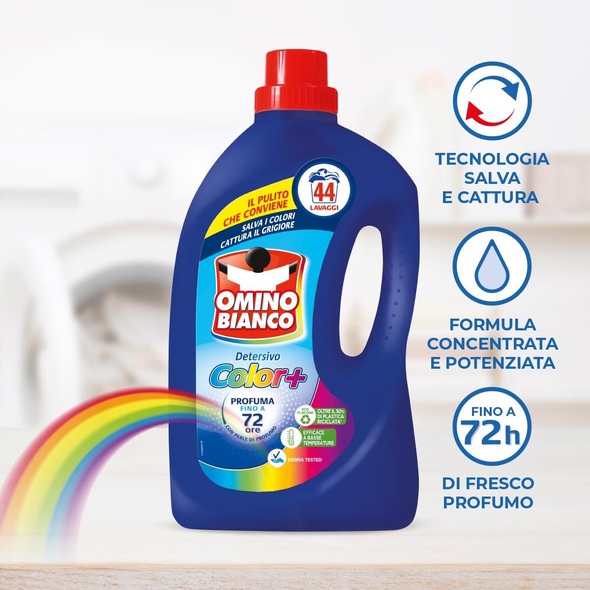 omino-bianco-detersivo-lavatrice-liquido-color-44-lavaggi-specifico-per-capi-col image 2