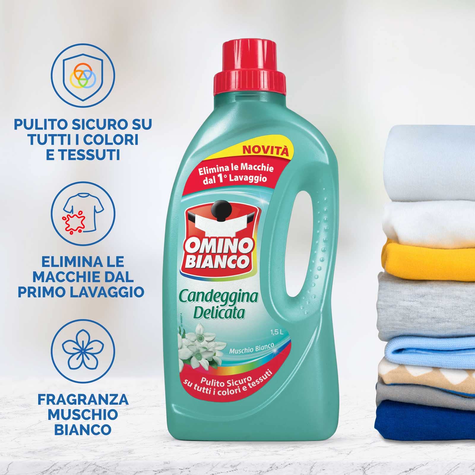 omino-bianco-candeggina-delicata-essenza-muschio-bianco-1500-ml-x-4-flaconi-tecn image 2