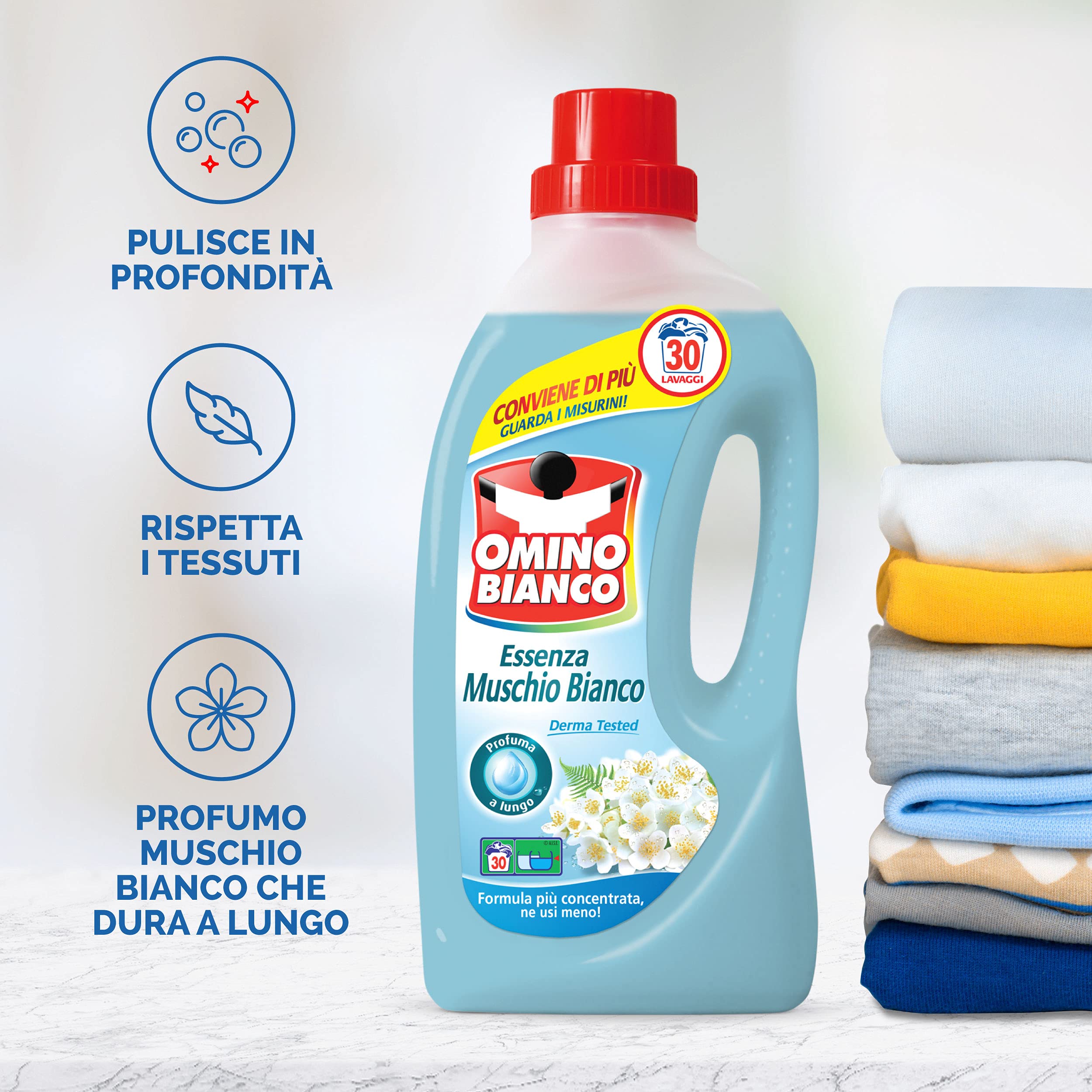 omino-bianco-detersivo-lavatrice-liquido-muschio-bianco-90-lavaggi-rispetta-colo image 2