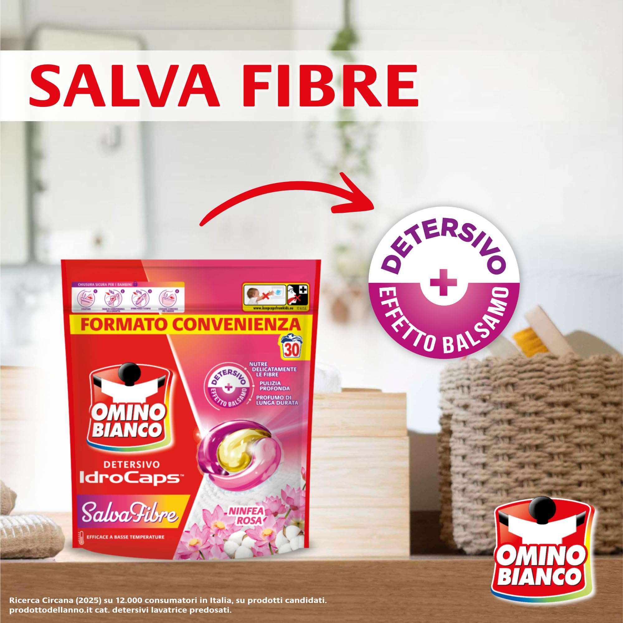 omino-bianco-idrocaps-detersivo-lavatrice-in-capsule-salva-fibre-120-lavaggi-pro image 3