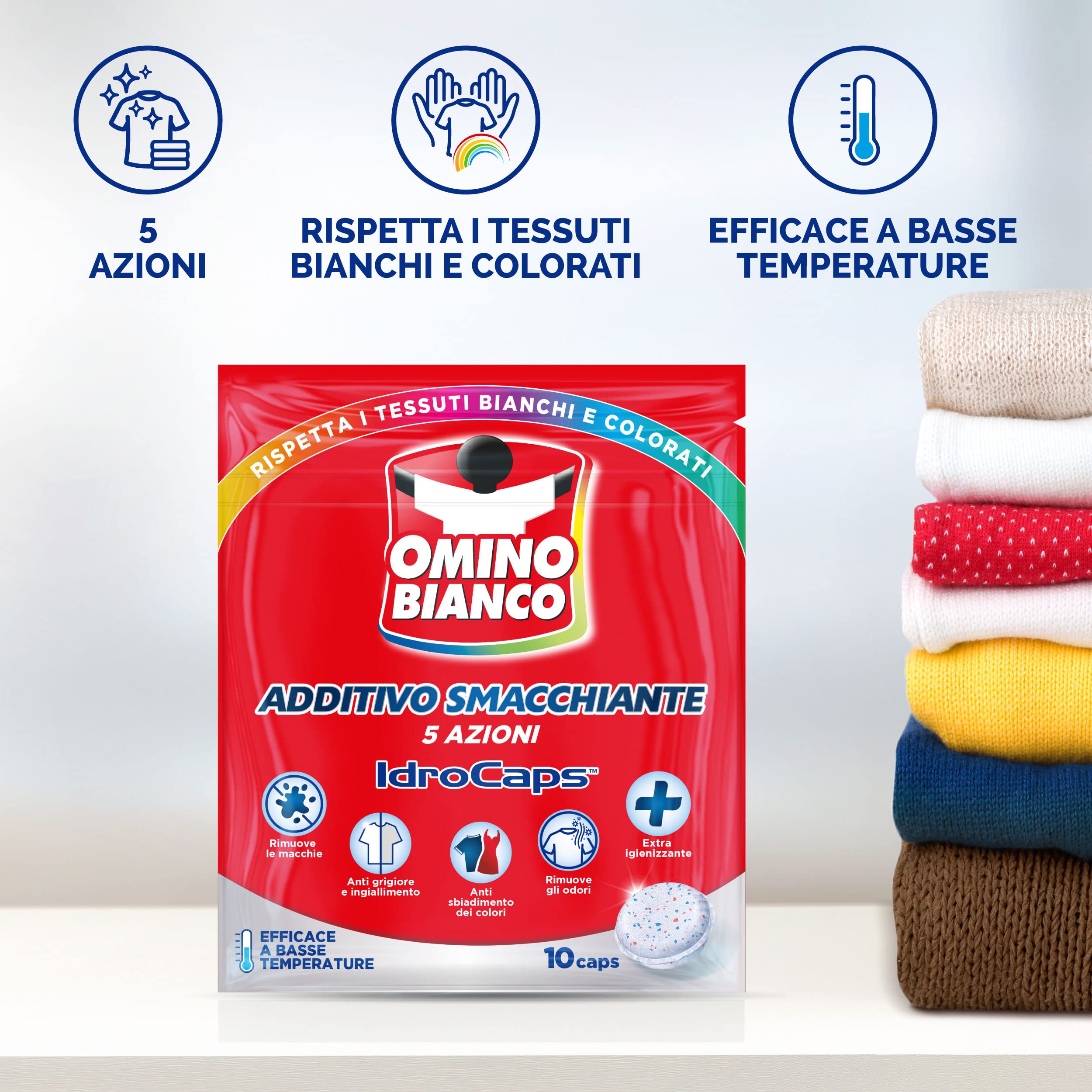 omino-bianco-additivo-lavatrice-totale-5-azioni-in-1-idrocaps-40-capsule-idrosol image 4