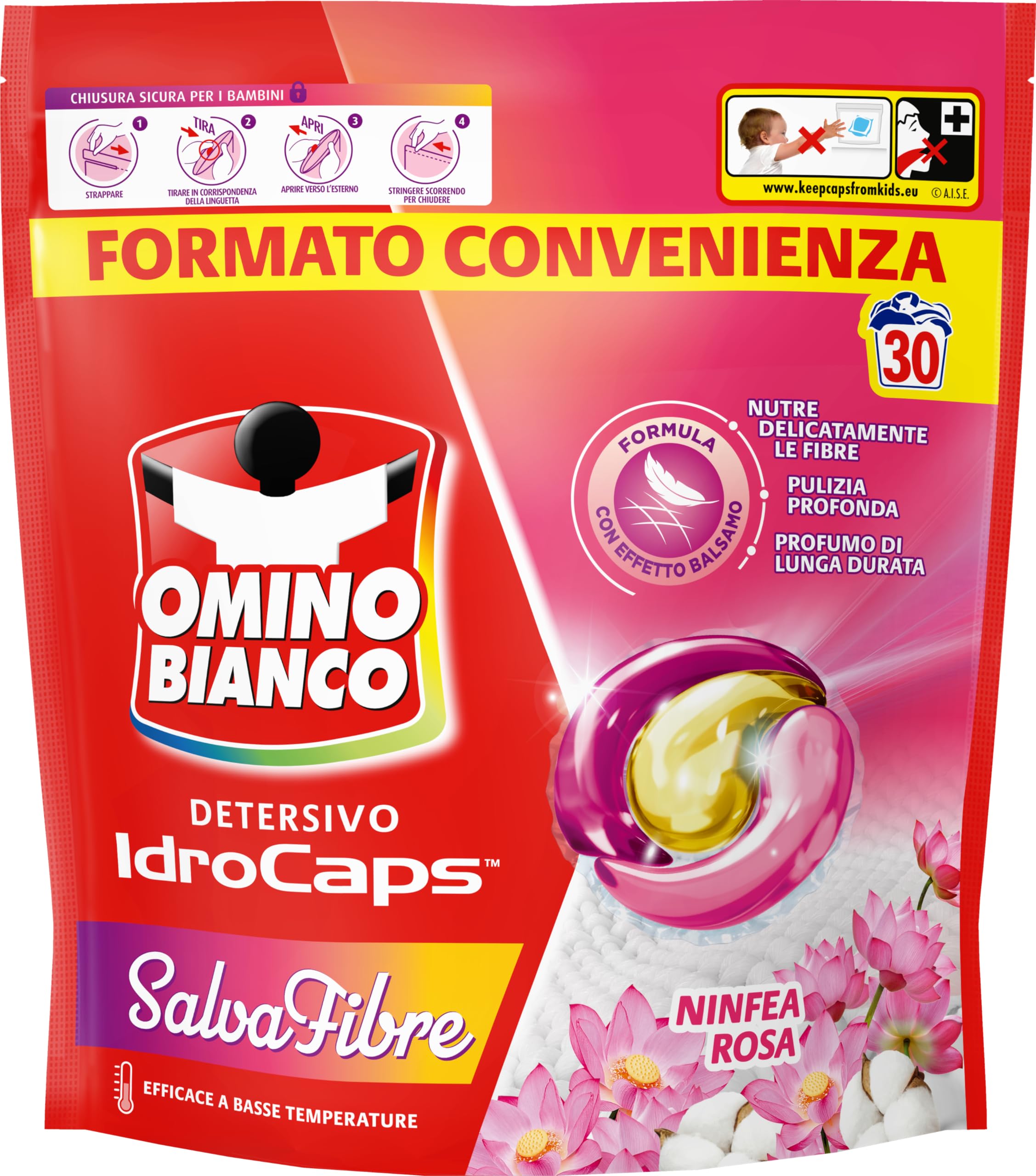 omino-bianco-idrocaps-detersivo-lavatrice-in-capsule-salva-fibre-120-lavaggi-pro image 7