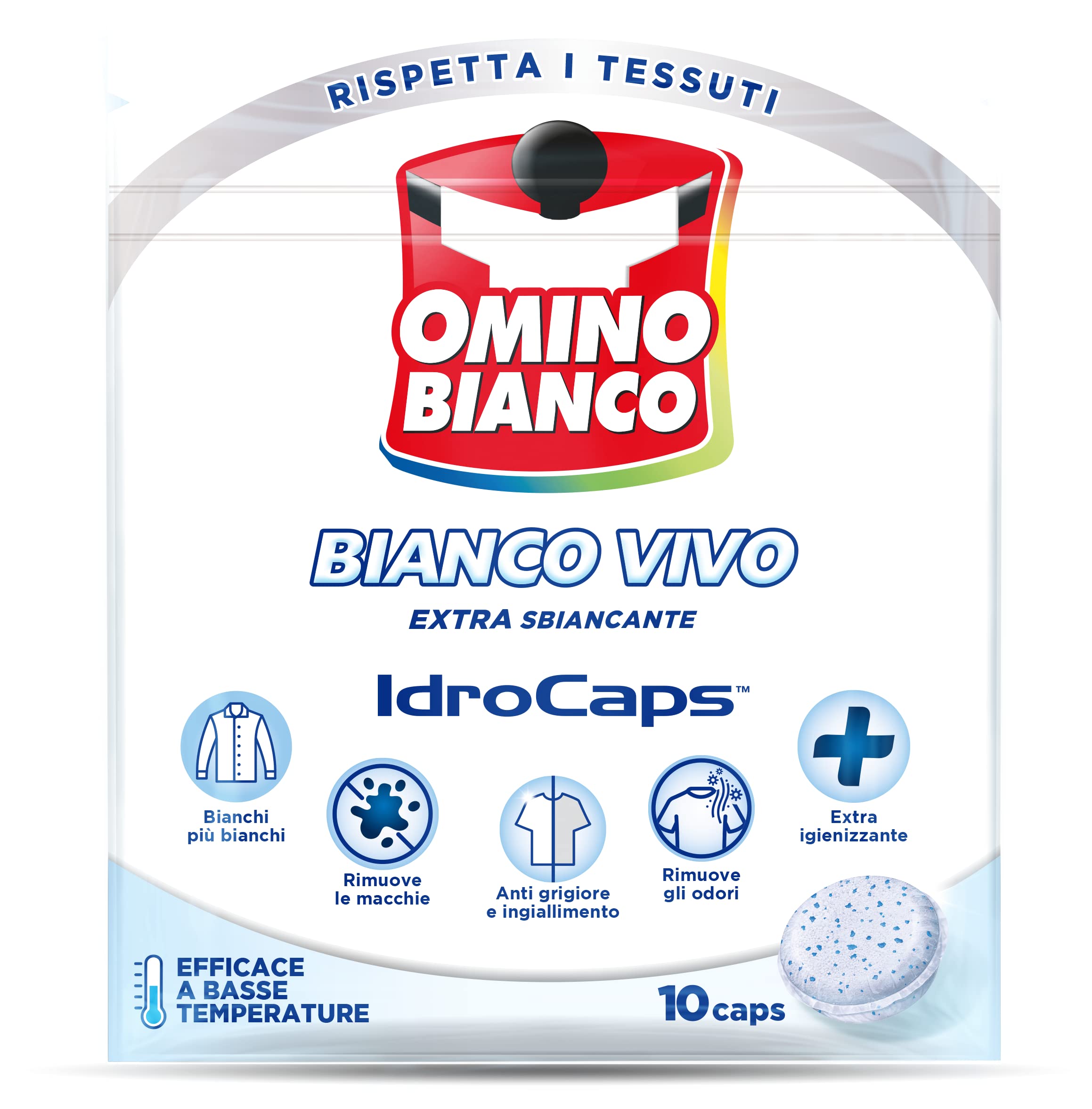 omino-bianco-bianco-vivo-idrocaps-additivo-lavatrice-in-capsule-idrosolubili-azi image 2