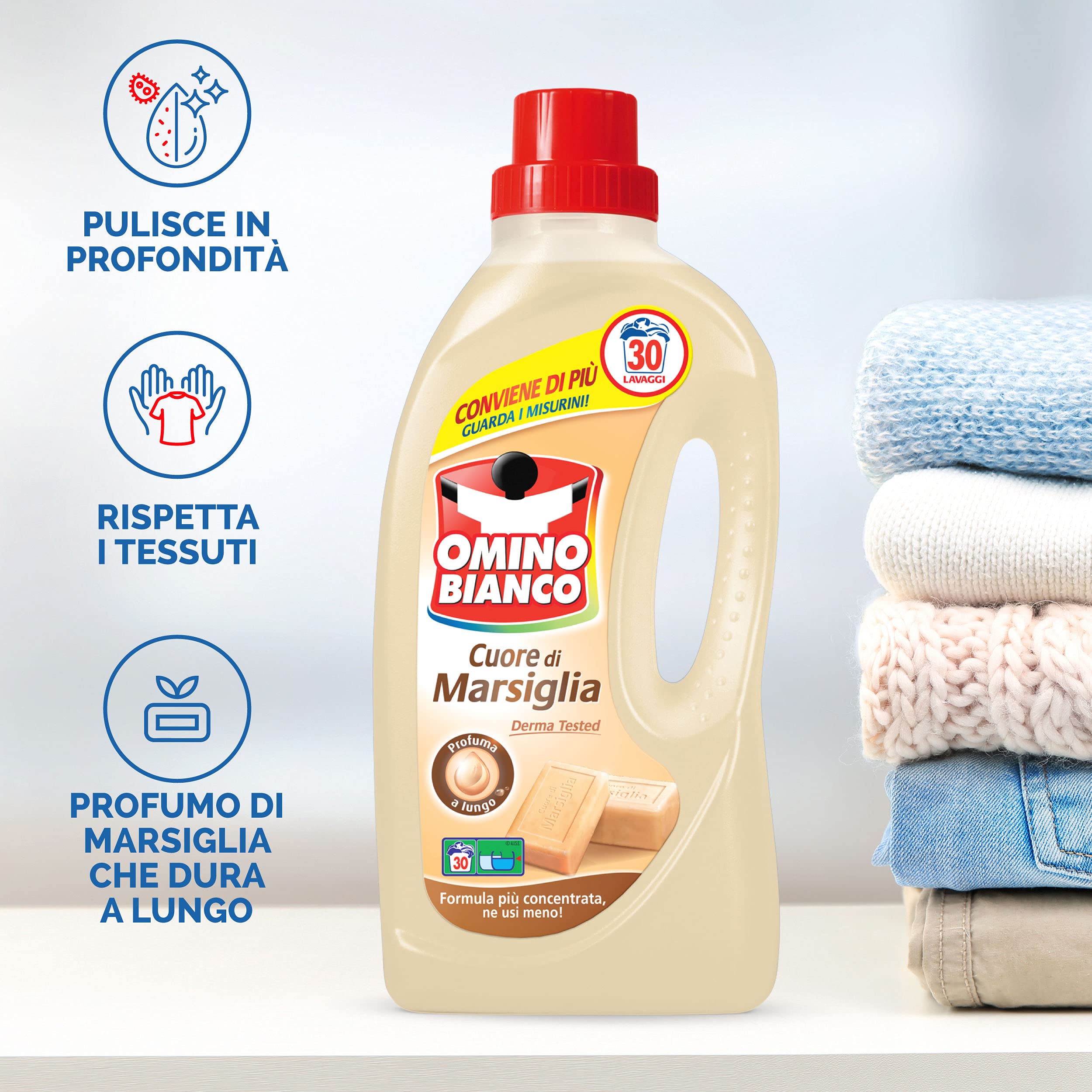 omino-bianco-detersivo-lavatrice-liquido-cuore-di-marsiglia-2600-ml-x-6-confezio image 3