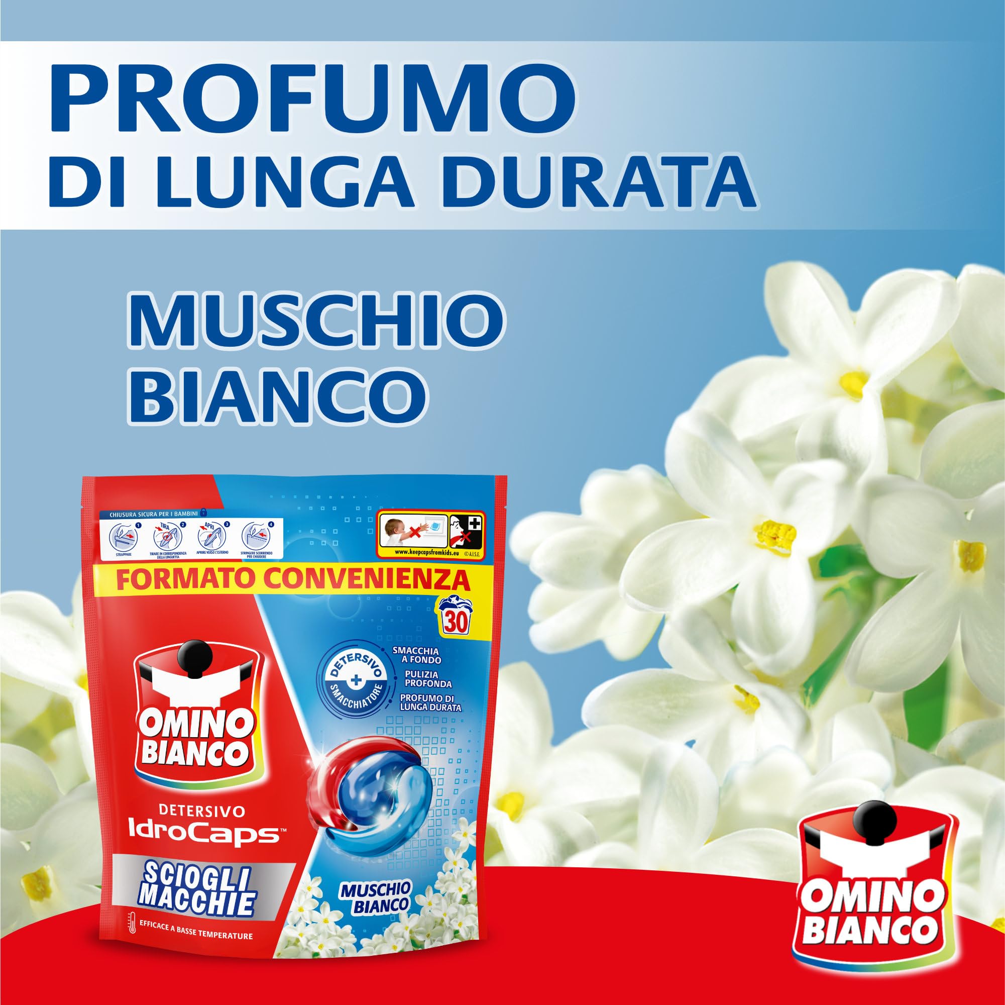 omino-bianco-idrocaps-detersivo-lavatrice-in-capsule-sciogli-macchie-120-lavaggi image 5