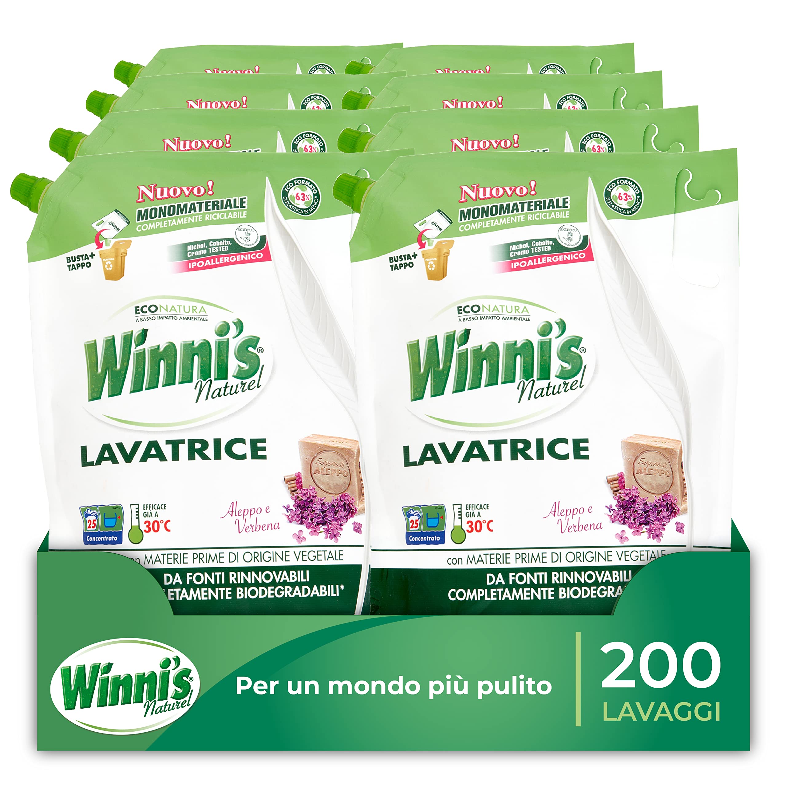 winni-s-detersivo-lavatrice-ipoallergenico-aleppo-e-verbena-200-lavaggi-smacchia image 8