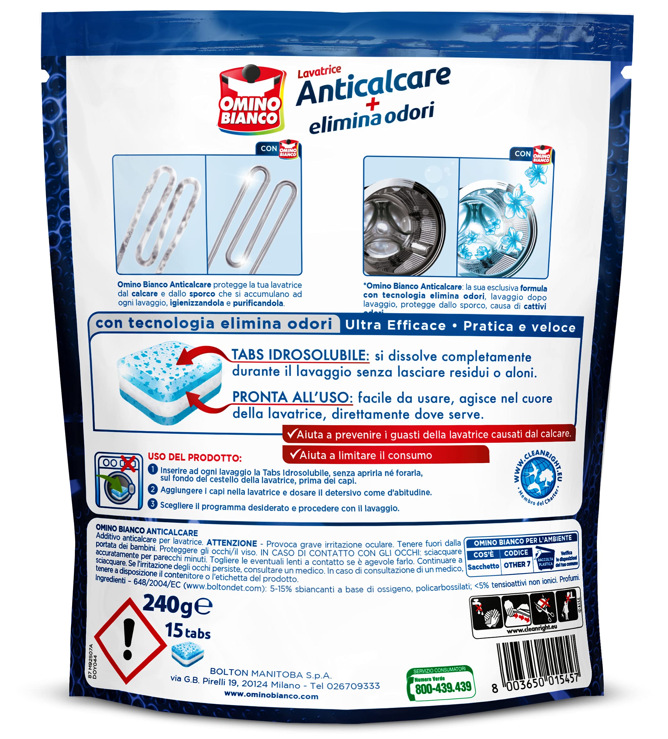 omino-bianco-anticalcare-lavatrice-tabs-8-confezioni-x-15-tabs-120-tabs-protegge image 3