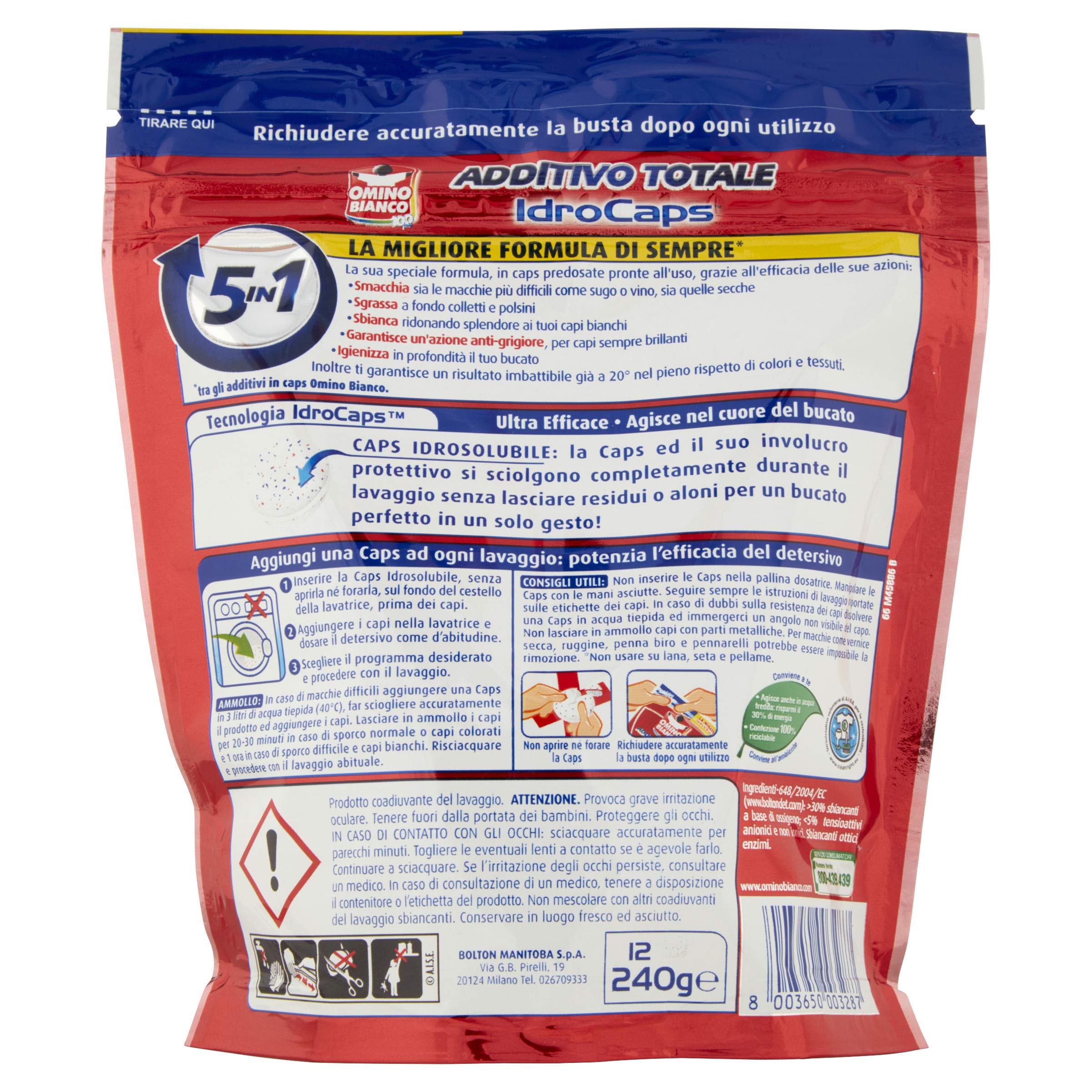omino-bianco-additivo-lavatrice-totale-5-azioni-in-1-idrocaps-capsule-idrosolubi image 3