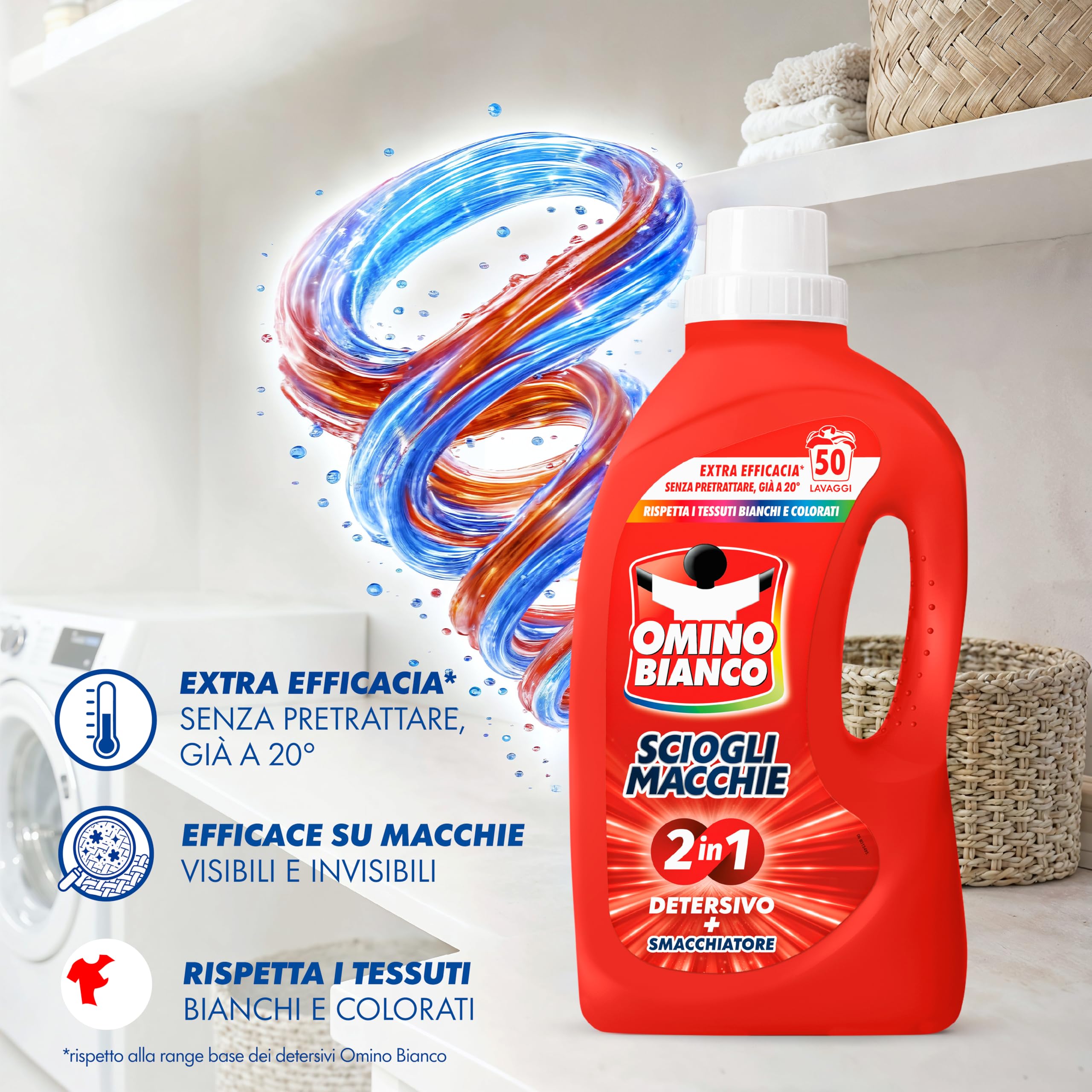 omino-bianco-detersivo-lavatrice-liquido-sciogli-macchie-2in1-50-lavaggi-rimuove image 3